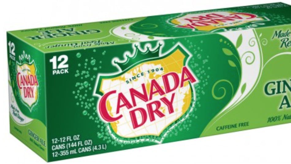 Canada Dry Caffeine Free Ginger Ale Soda