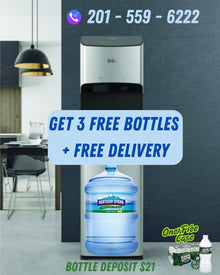 Get 3 FREE 5-Gallon Bottles + Free Delivery